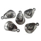 10pc Silver Stetson Charms