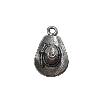 10pc Silver Stetson Charms