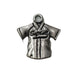10pc Silver Softball Jersey Shirt Charms