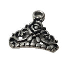 10pc Silver Tiara Charms