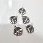 10pc Dark Silver Dancer Costume Charms