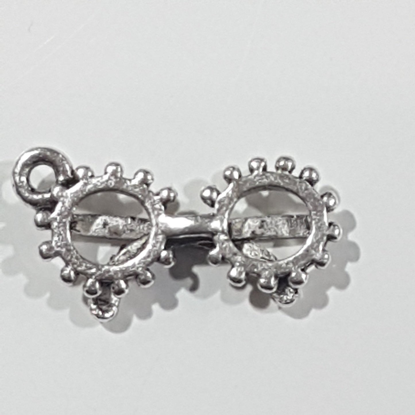 10pc Funky Glasses Silver Charms
