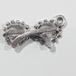 10pc Funky Glasses Silver Charms