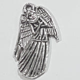 10pc Large Silver Choir Angel Charm Pendants