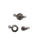 4pc Silver Ball and Socket Clasps