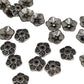 40pc Silver Spiral Bead Caps