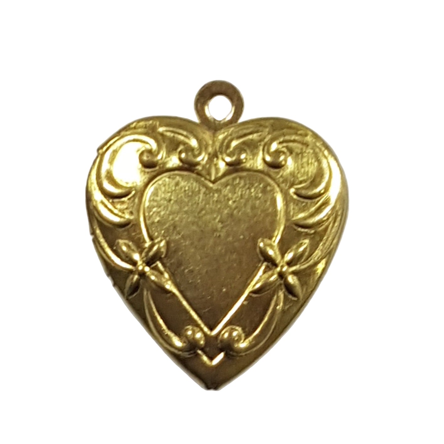 Small Brass Heart Locket