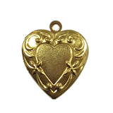 Small Brass Heart Locket