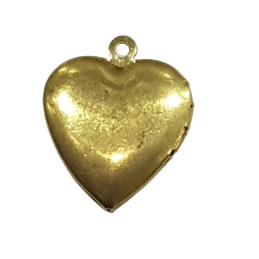 Small Brass Heart Locket
