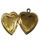 Small Brass Heart Locket