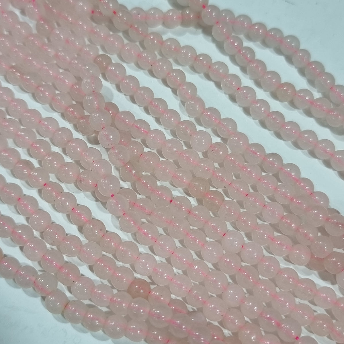 4mm Rose Quartz Bead Strand