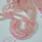 4mm Rose Quartz Bead Strand