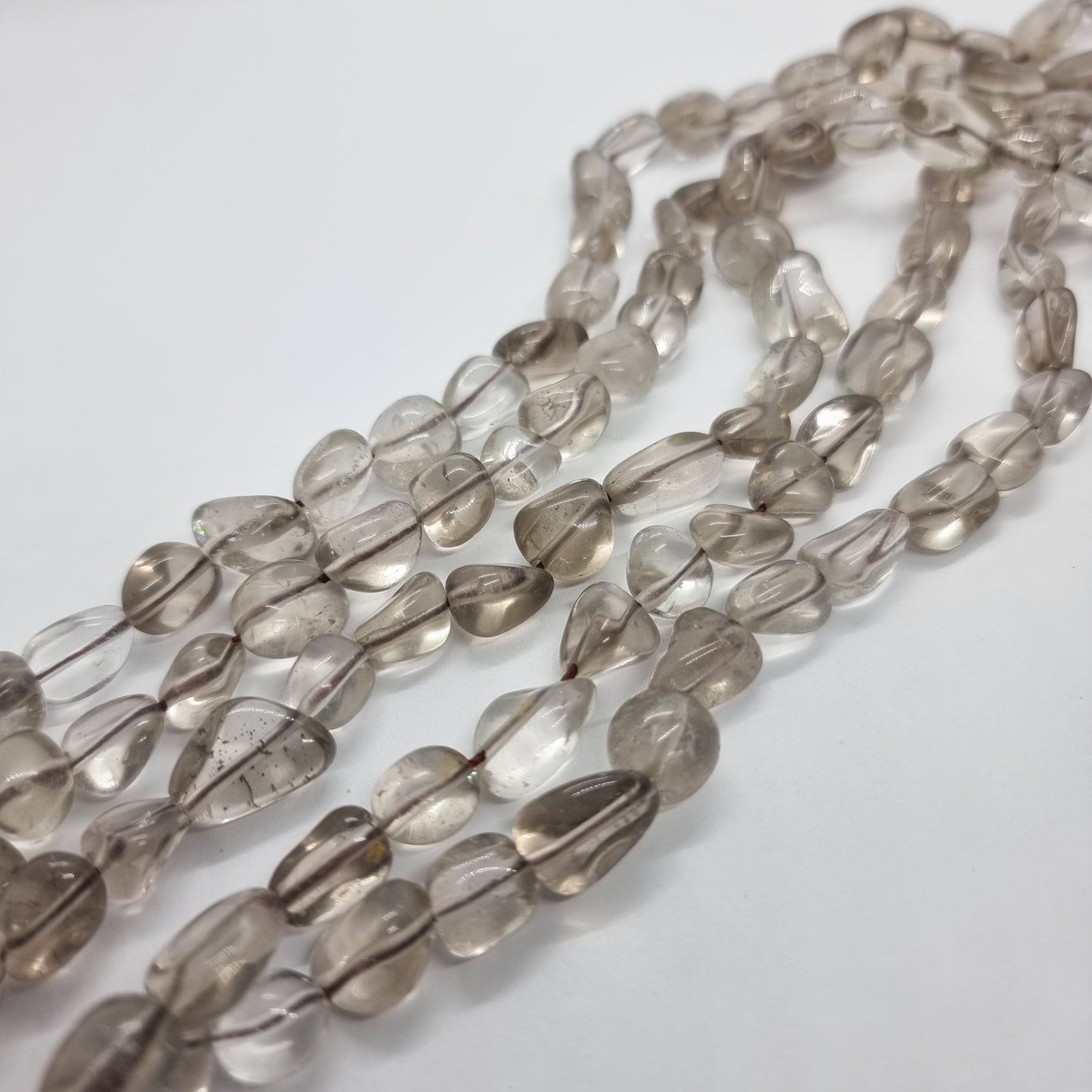 Smoky Quartz Gemstone Nugget Beads
