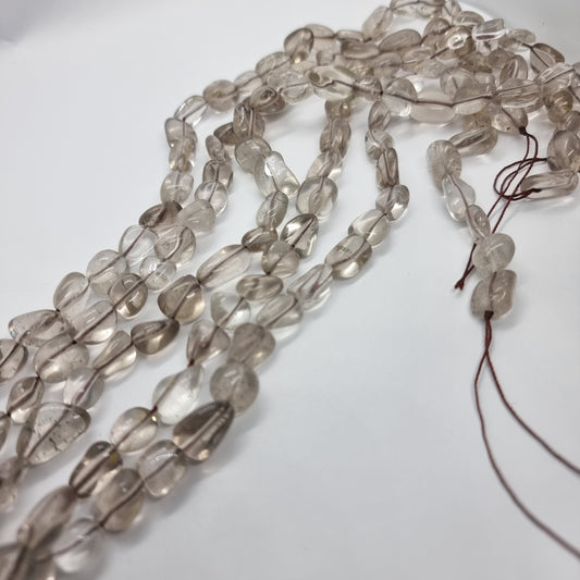 Smoky Quartz Gemstone Nugget Beads