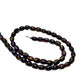 Black Rainbow Painted Glass Beads