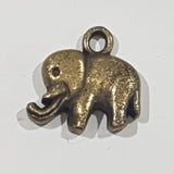 10pc Bronze Elephant Charms