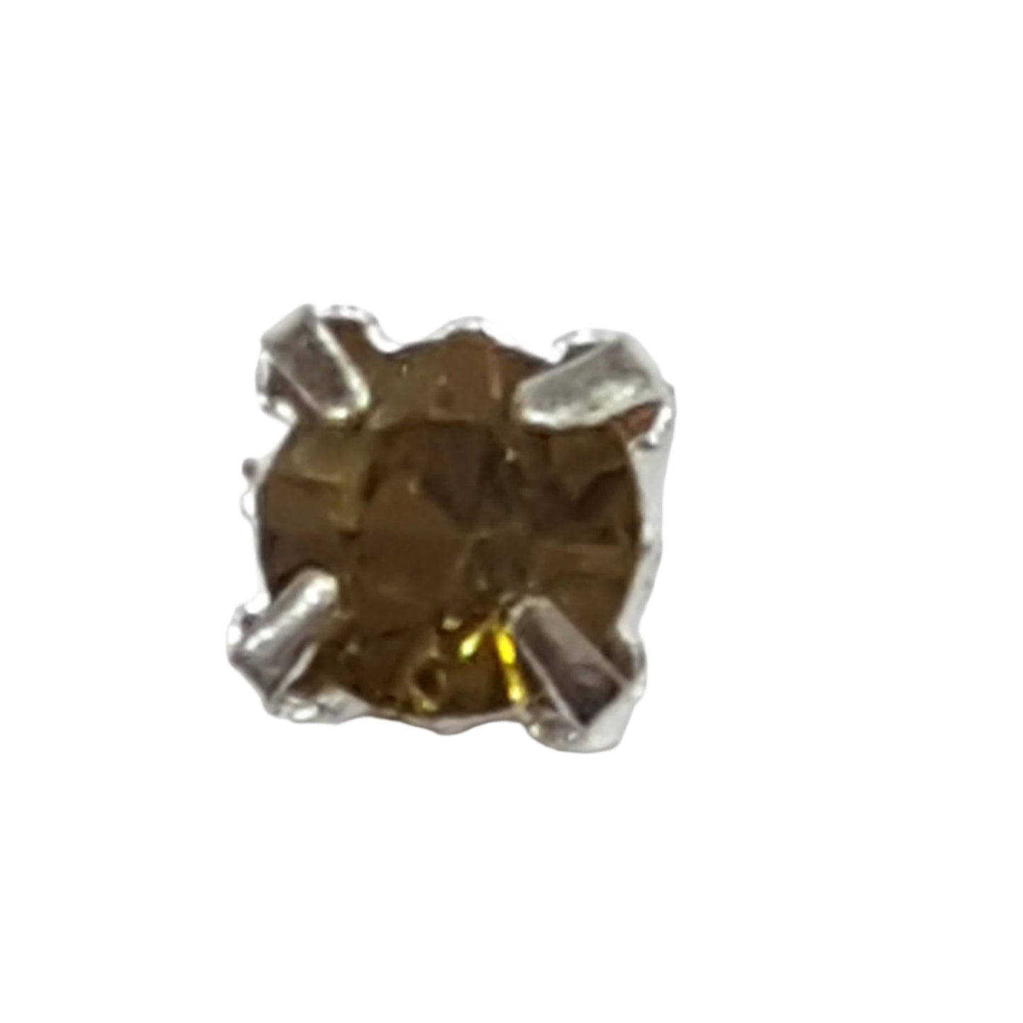 20pc Olive Green Sew On Rhinestones