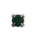20pc Dark Green Sew On Rhinestones