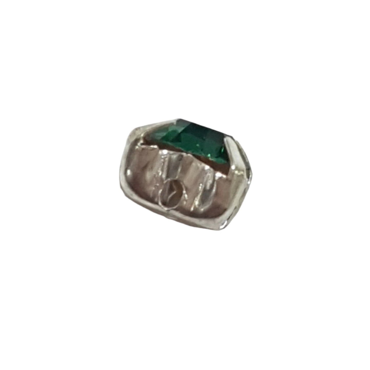 20pc Dark Green Sew On Rhinestones