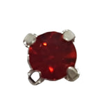 20pc Red Sew On Rhinestones
