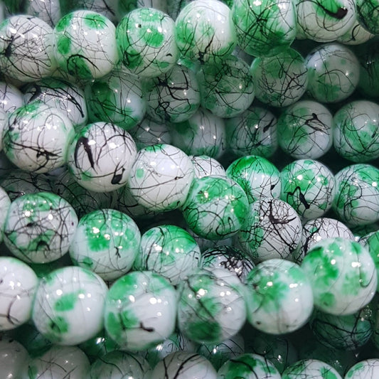 6mm Multicolored Glass Beads