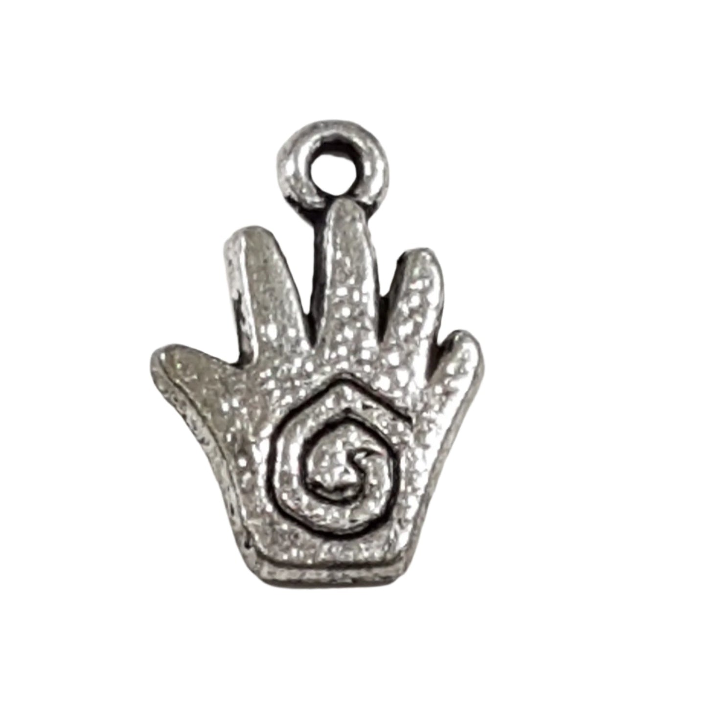 10pc The Healing Hand Silver Charms