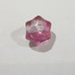 10pc Two Tone Purple Glass Flower Beads