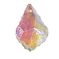 Rainbow Faceted Tear Drop Glass Pendant