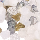 25pc Czech Apparition Baby Bell Flowers
