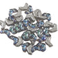 Chevron Duo 10x4 Backlit Petroleum Beads