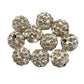 10pc 8mm Rhinestone Beads