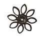 20pc Bronze Flower Filigree Bead Caps