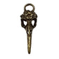 Bronze Plague Mask Charm Pendant.