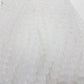 6mm White Frosted Glass Beads
