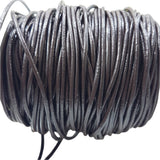 10M 2mm Dark Brown Leather Cord
