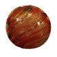 Large Round Red Lampwork Glass Pendant