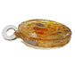 Yellow & Gold Lampwork Glass Pendant