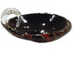 Large Black & Gold Lampwork Glass Pendant