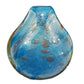 Large Light Blue & Grey Lampwork Glass Pendant