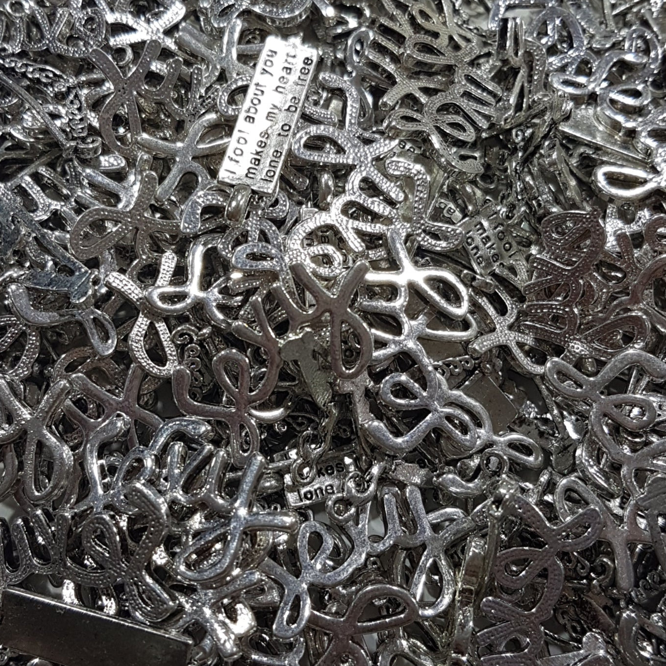CLEARANCE! Large Bag Of Silver Charms