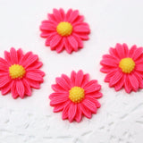 20mm Resin Flower Cabochons