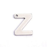 10pc Letter Z Stainless Steel Charms