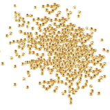 100pc 18k Round Gold Spacers