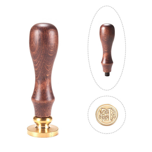 Letter E Brass Wax Seal Stamp