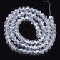 3mm Clear Crystal Electroplated Rondelle Beads Approx 152 beads