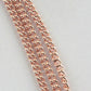 1M Rose Gold Curb Chain