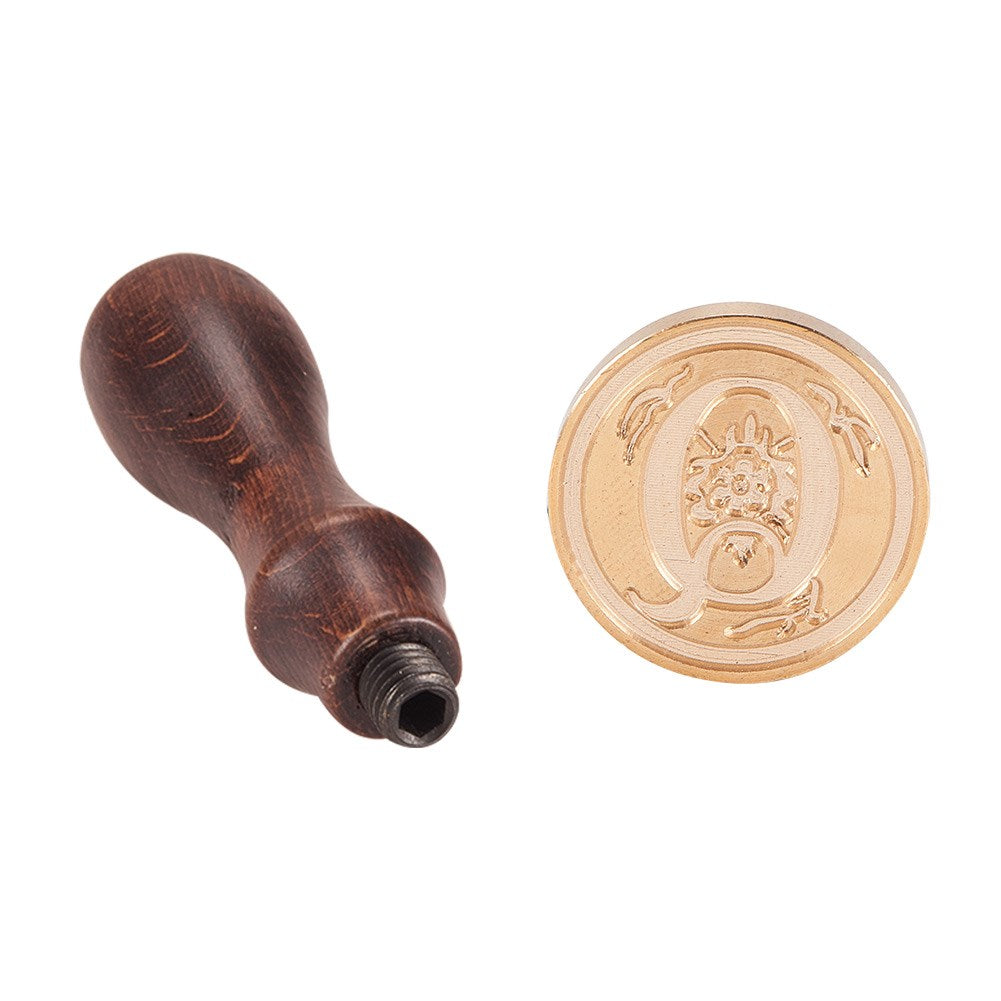 Letter Q Brass Wax Seal Stamp