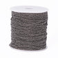 1M Gunmetal Black Figaro Chain