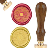 LAST1! Scorpio Star Sign Wax Seal Stamp