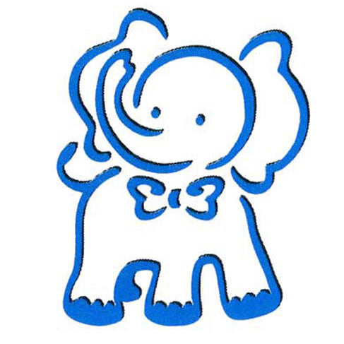 EZ Cut Elephant Double Embossing Plate